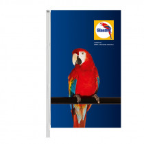 Glasurit Fahne mit Papagei (für Ausleger)