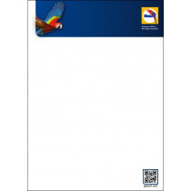 Glasurit A4 writing pad, 10 sheets 