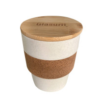 Drinking cup with bamboo Glasurit
